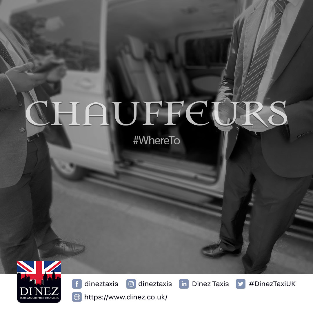 Two chauffeurs standing next to an 8 seater MPV van at Southampton Docks  □️ heading to London.  Book these experienced chauffeurs by calling ☎️01252 265051☎️