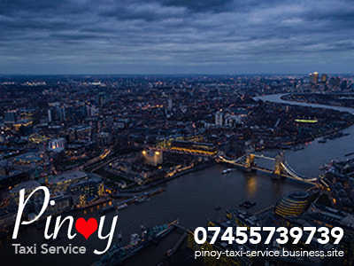 Skyline of Central London Taxi number 07455739739